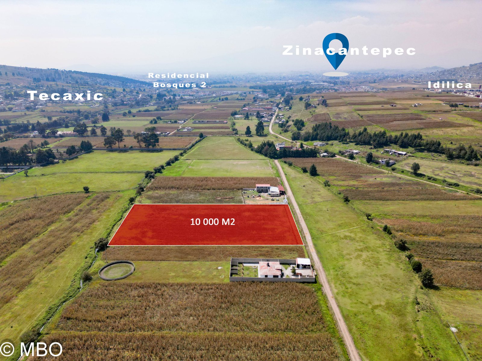 2 mbo-3 ferrocarril Terreno en Venta Zinacantepec
