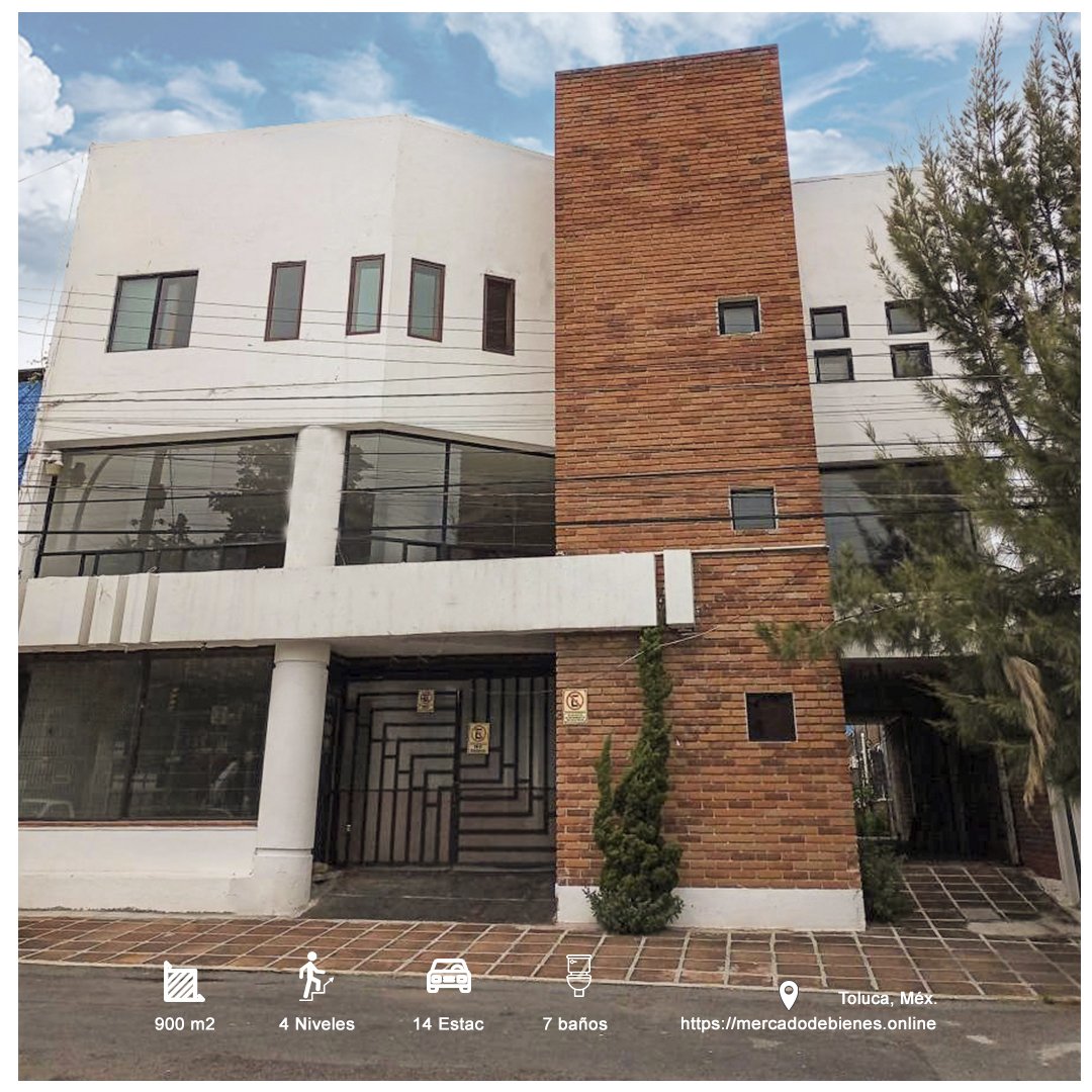 0 Fachada2 Edificio en Renta Venta Toluca